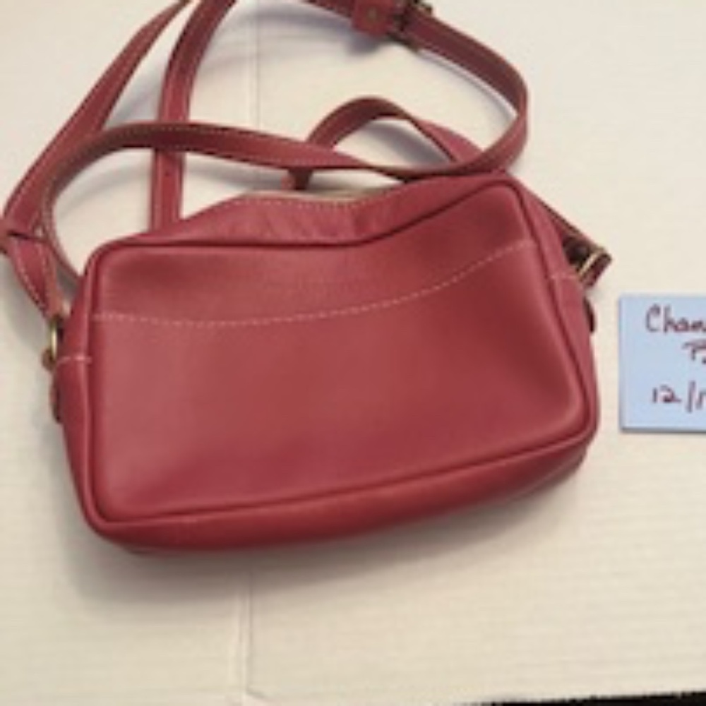 Portland Leather Goods Sm Toaster/Camera Bag in Guava